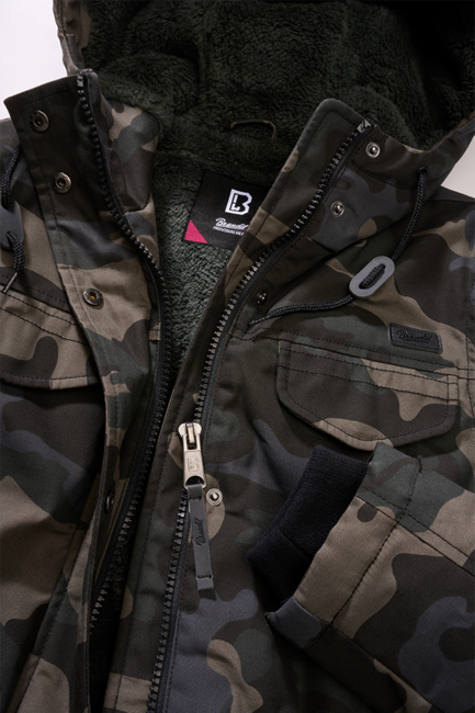 Brandit Marsh lake софтшел куртка жіноча з капюшоном, darkcamo