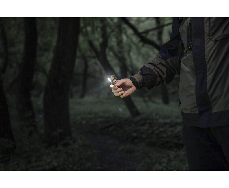 ArmyTek Elf C2 USB-C налобний ліхтар із LED ручним ліхтаром теплий білий 1023 лм живлення від акумулятора