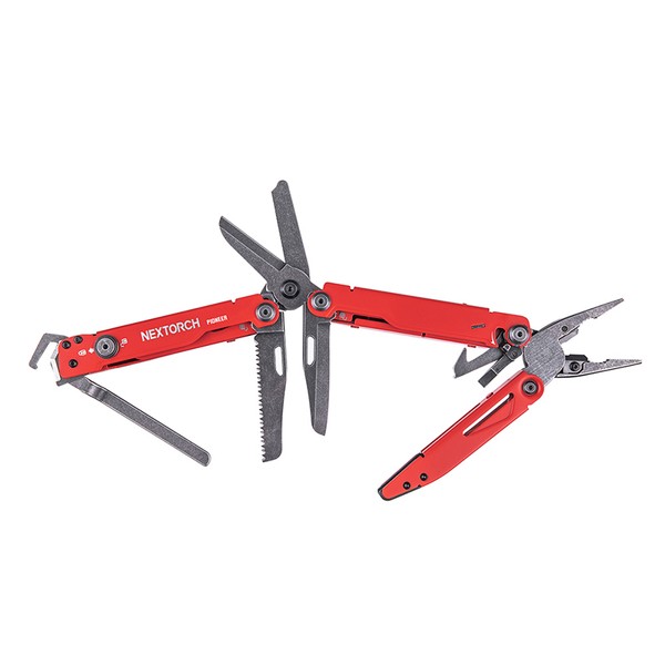 NexTorch® Pioneer MT20RE багатофункціональний інструмент rescue edition, червоний