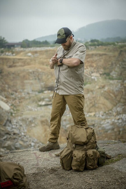 Helikon-Tex DEFENDER Mk2 сорочка з коротким рукавом polycotton ripstop, оливково-зелена
