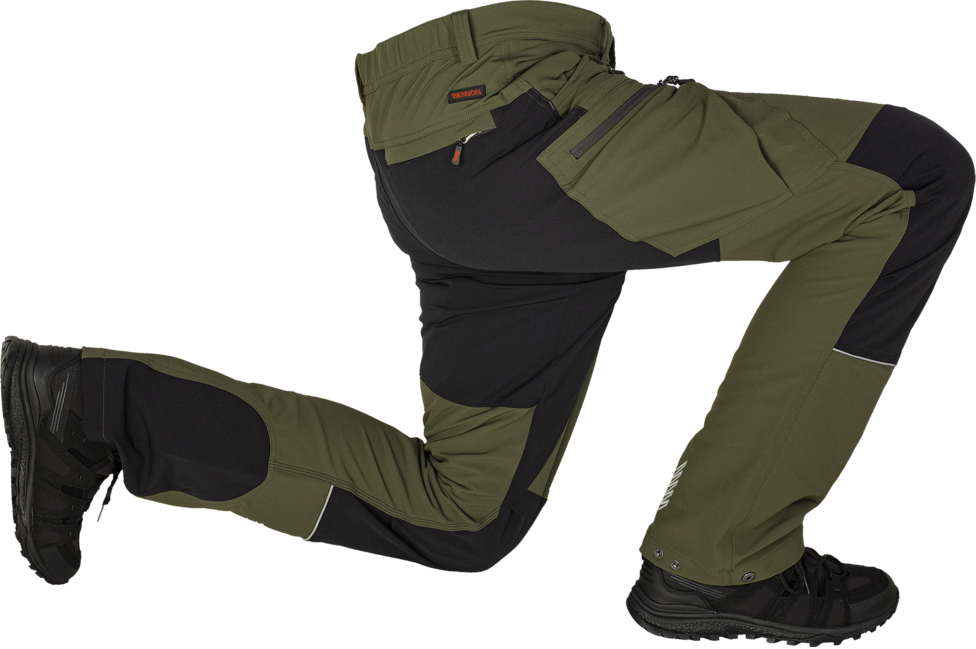BENNON Fobos робочі штани outdoor, зелена/чорна