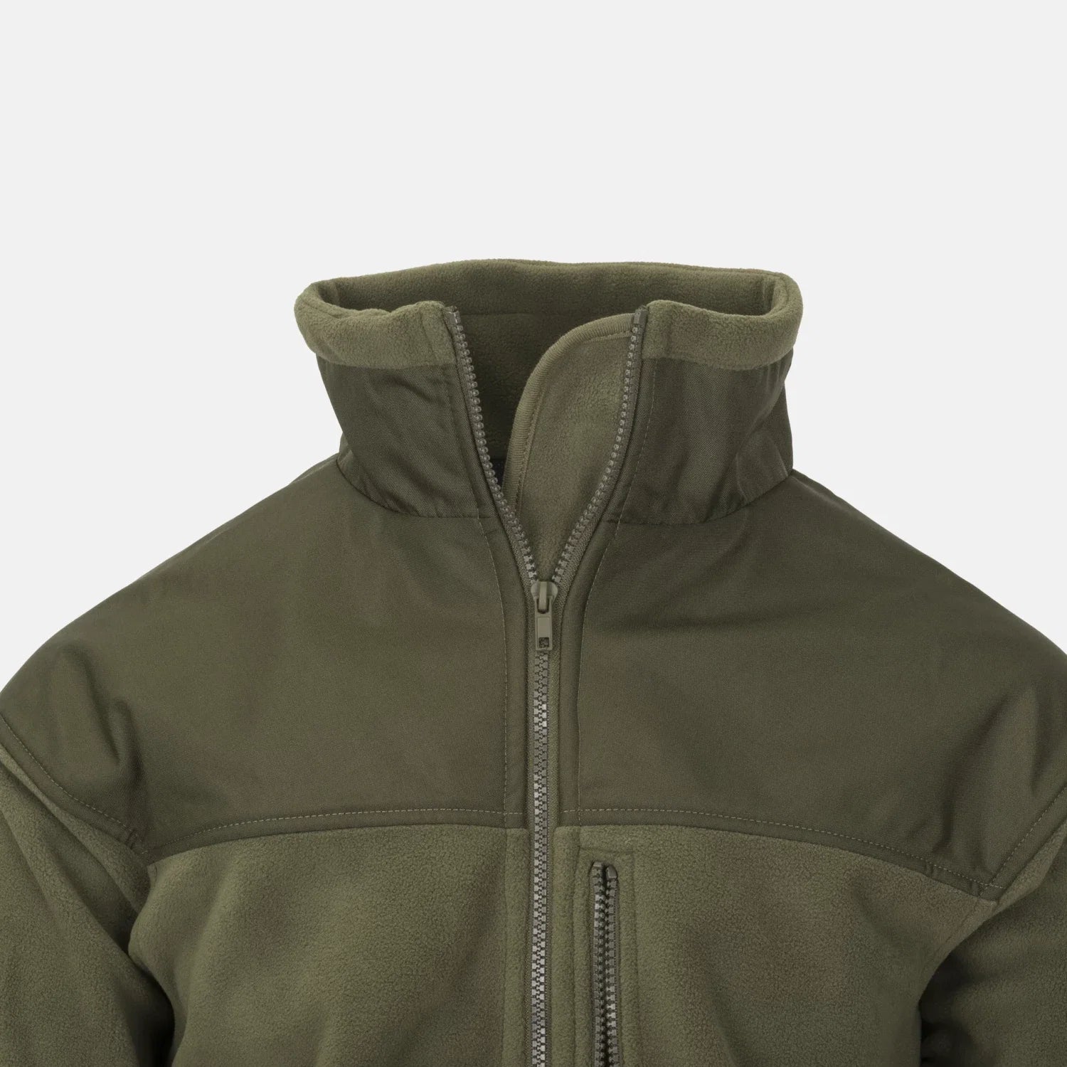 Helikon-Tex Classic Army spevnená flisová bunda, olivová – detail 4