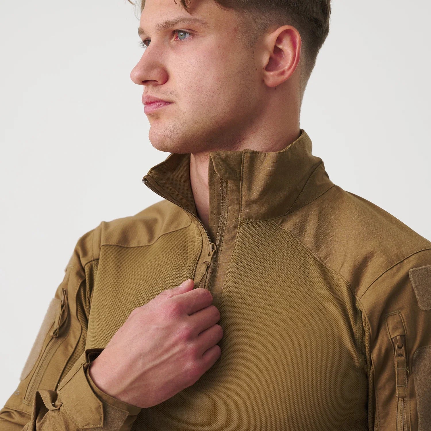 Helikon-Tex MCDU Combat tričko NyCo Ripstop, PenCott WildWood™ – detail 2