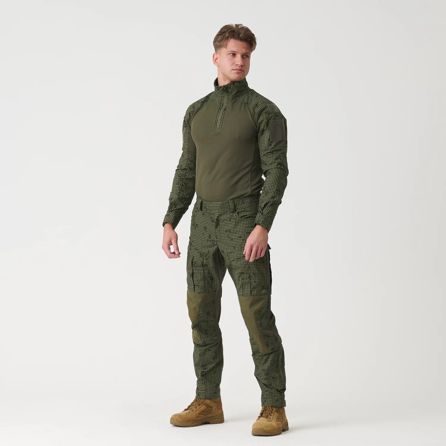 Helikon-Tex MCDU Combat tričko, US Woodland – detail 5