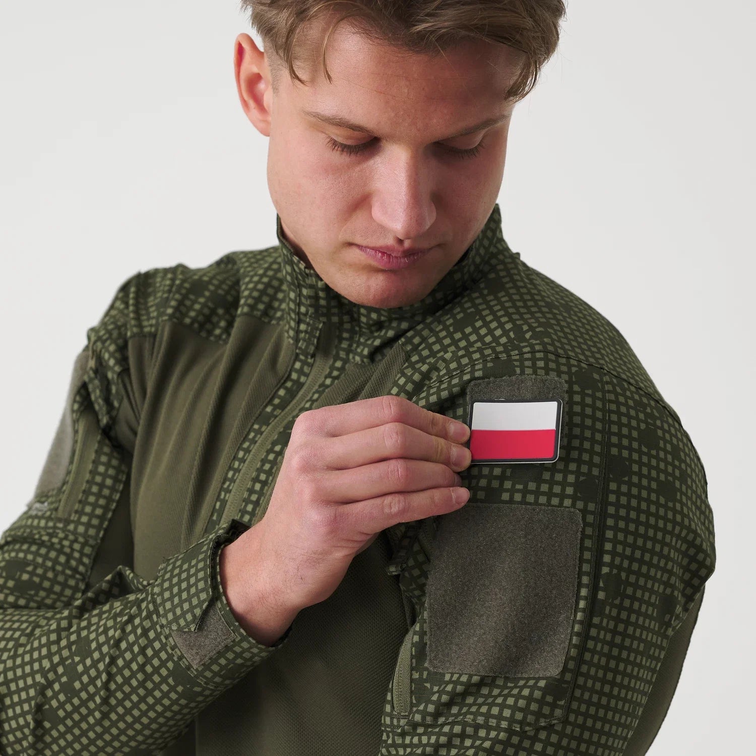 Helikon-Tex MCDU Combat tričko, US Woodland – detail 7
