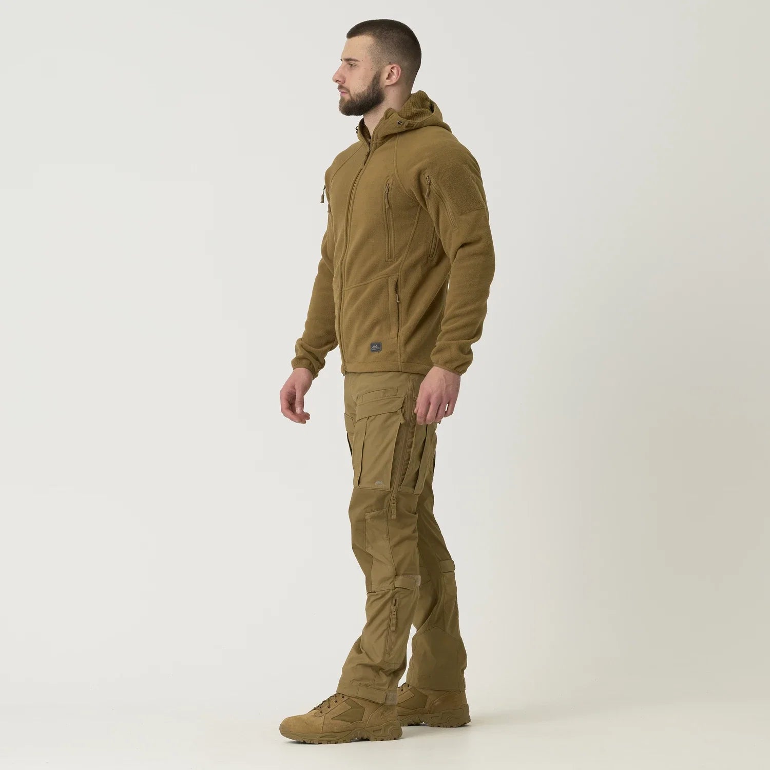 Helikon-Tex Patriot Mk 2 bunda Hybridný fleece, Shadow Grey / Black – detail 1