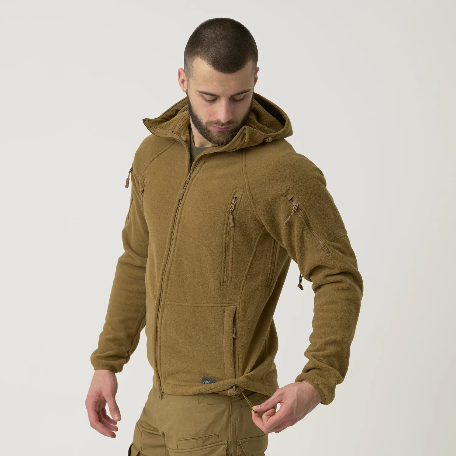 Helikon-Tex Patriot Mk 2 bunda Hybridný fleece, čierna – detail 7