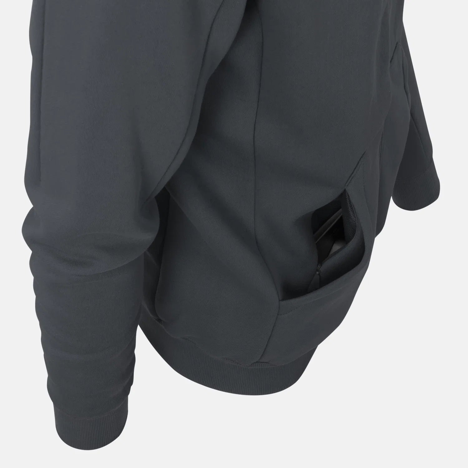 Helikon-Tex mestská mikina taktická FullZip, Green – detail 2
