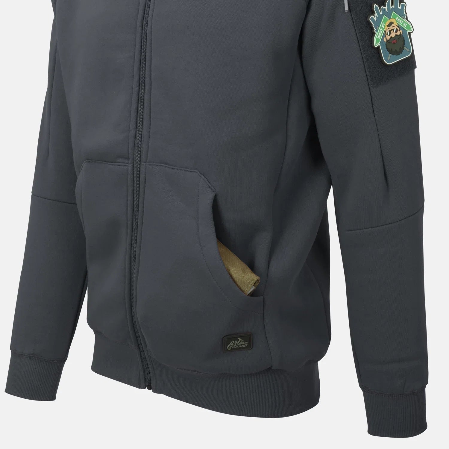 Helikon-Tex mestská mikina taktická FullZip, Blue – detail 3
