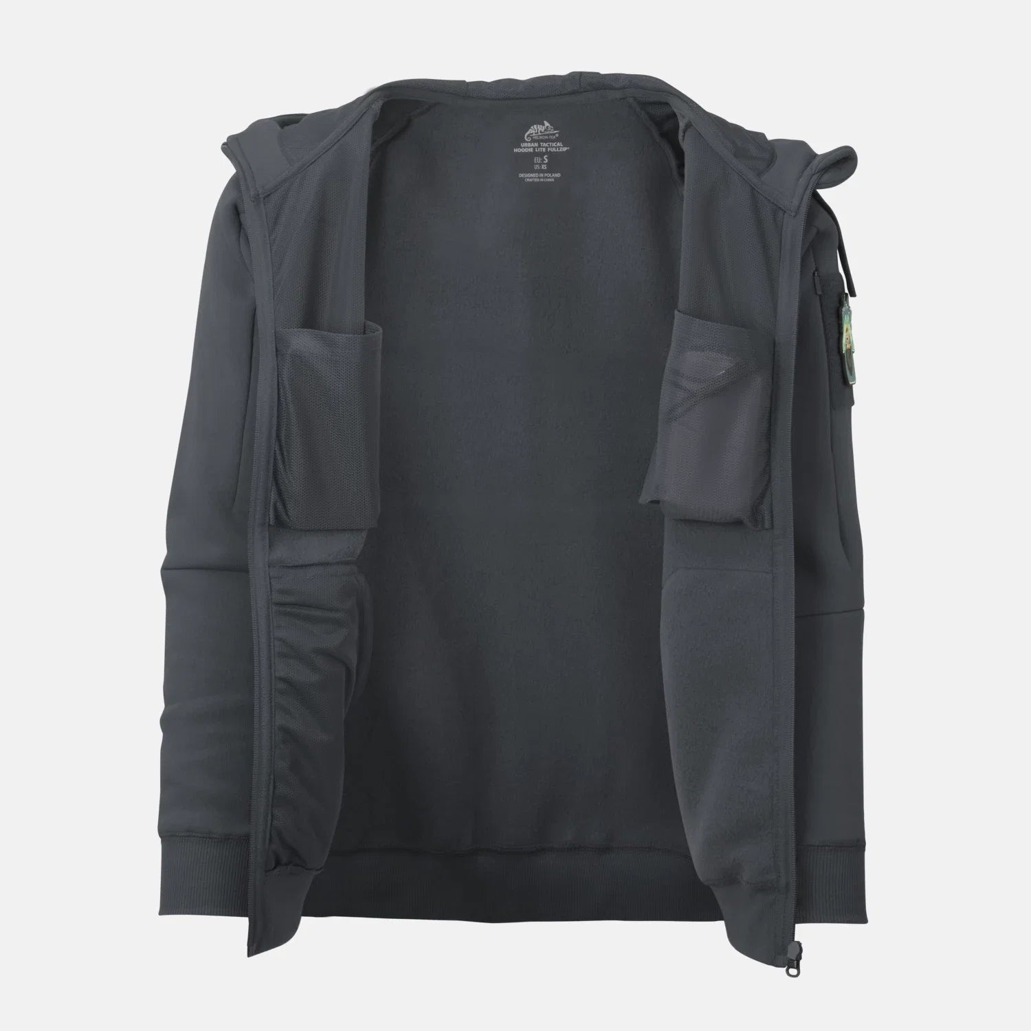 Helikon-Tex mestská mikina taktická FullZip, Green – detail 4