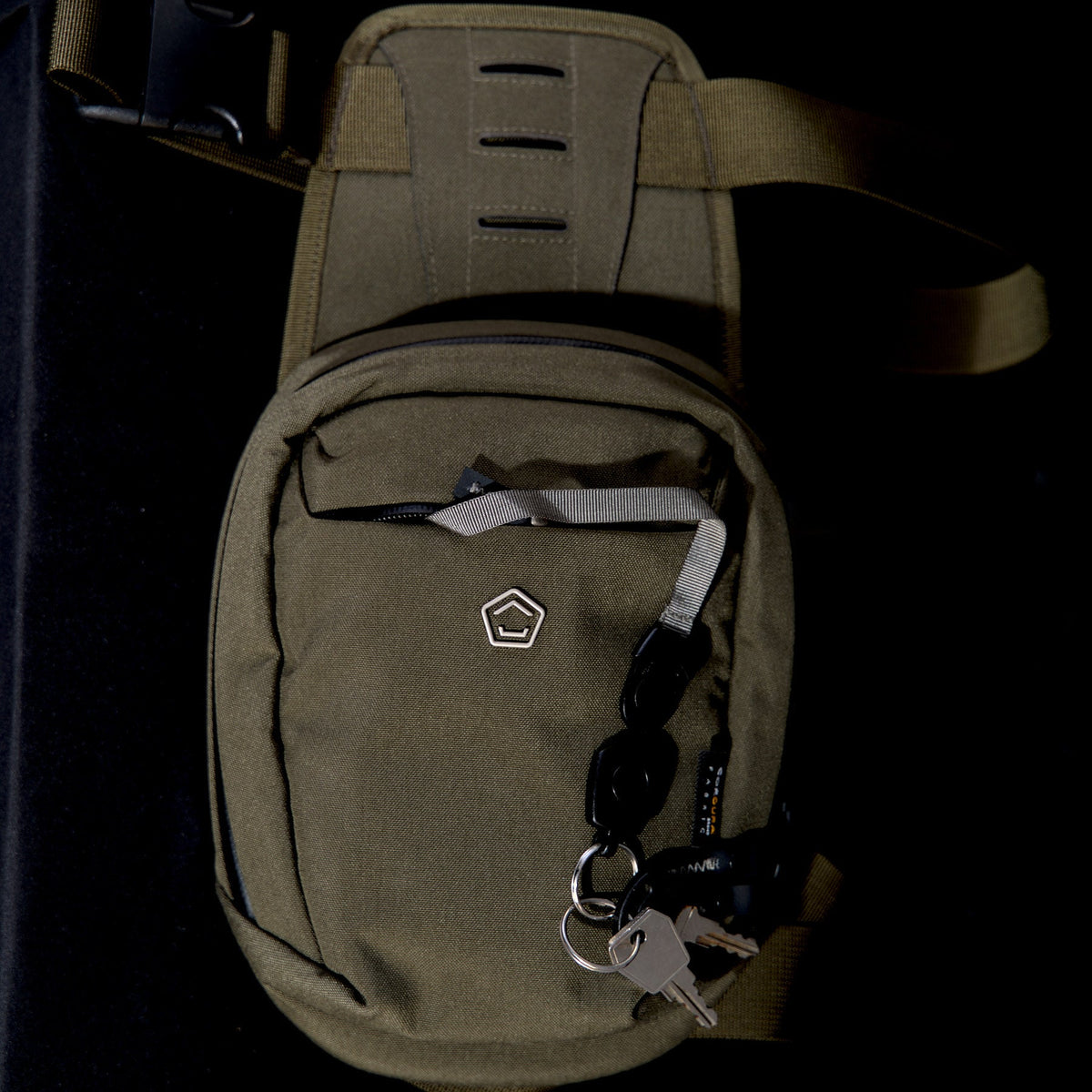 Pentagon Consul Thigh Pouch поясна сумка, чорна