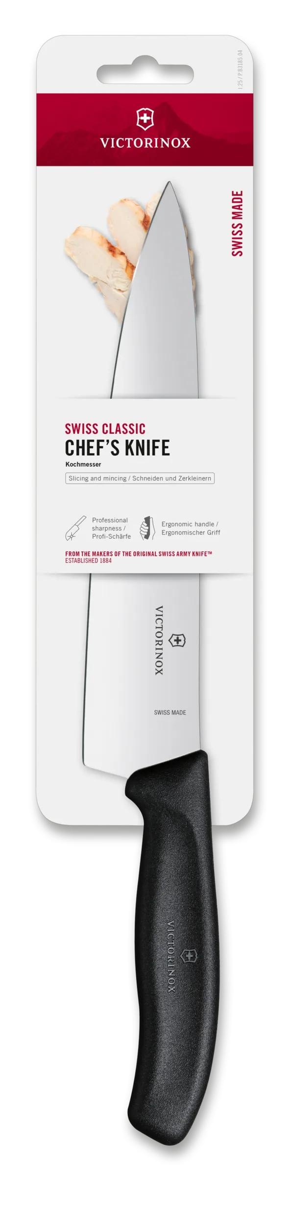 Victorinox Swiss Classic kuchársky nôž, čierny