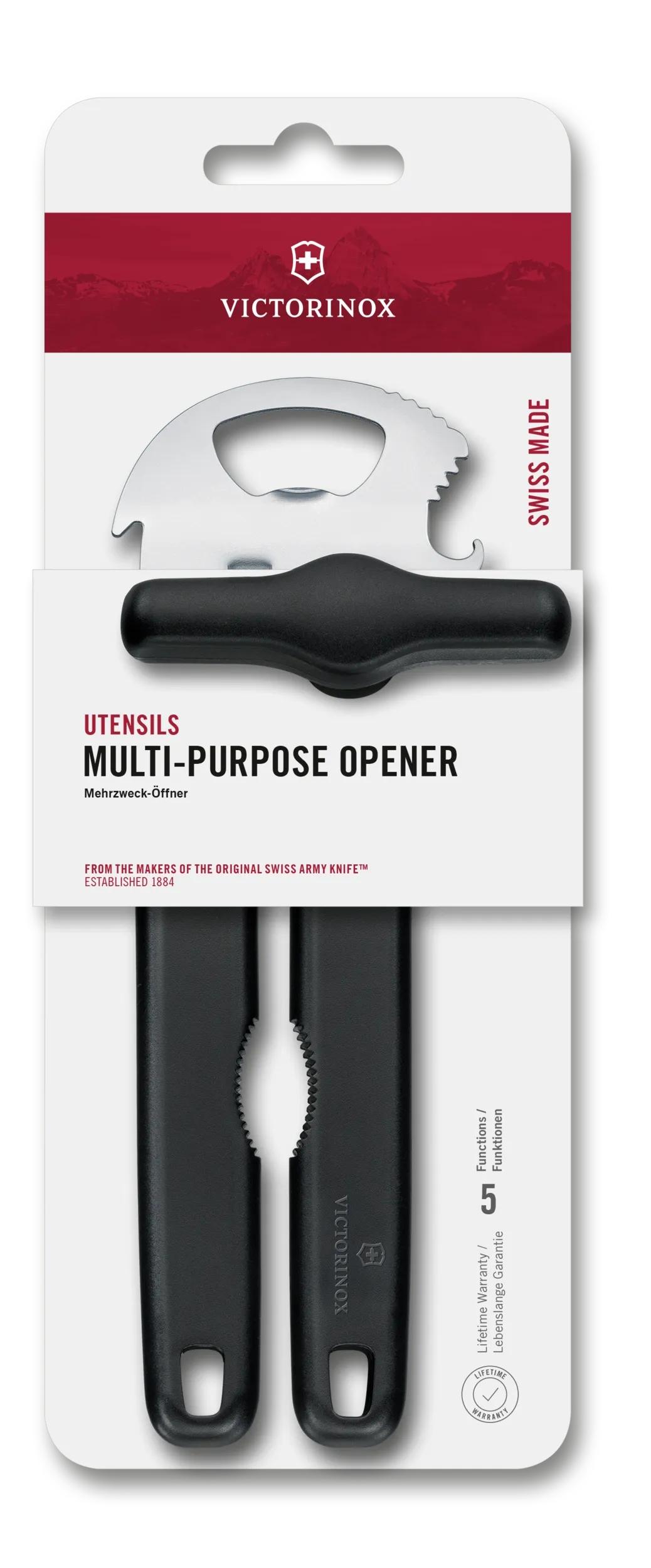 Victorinox viacúčelový kuchynský otvárač, čierny