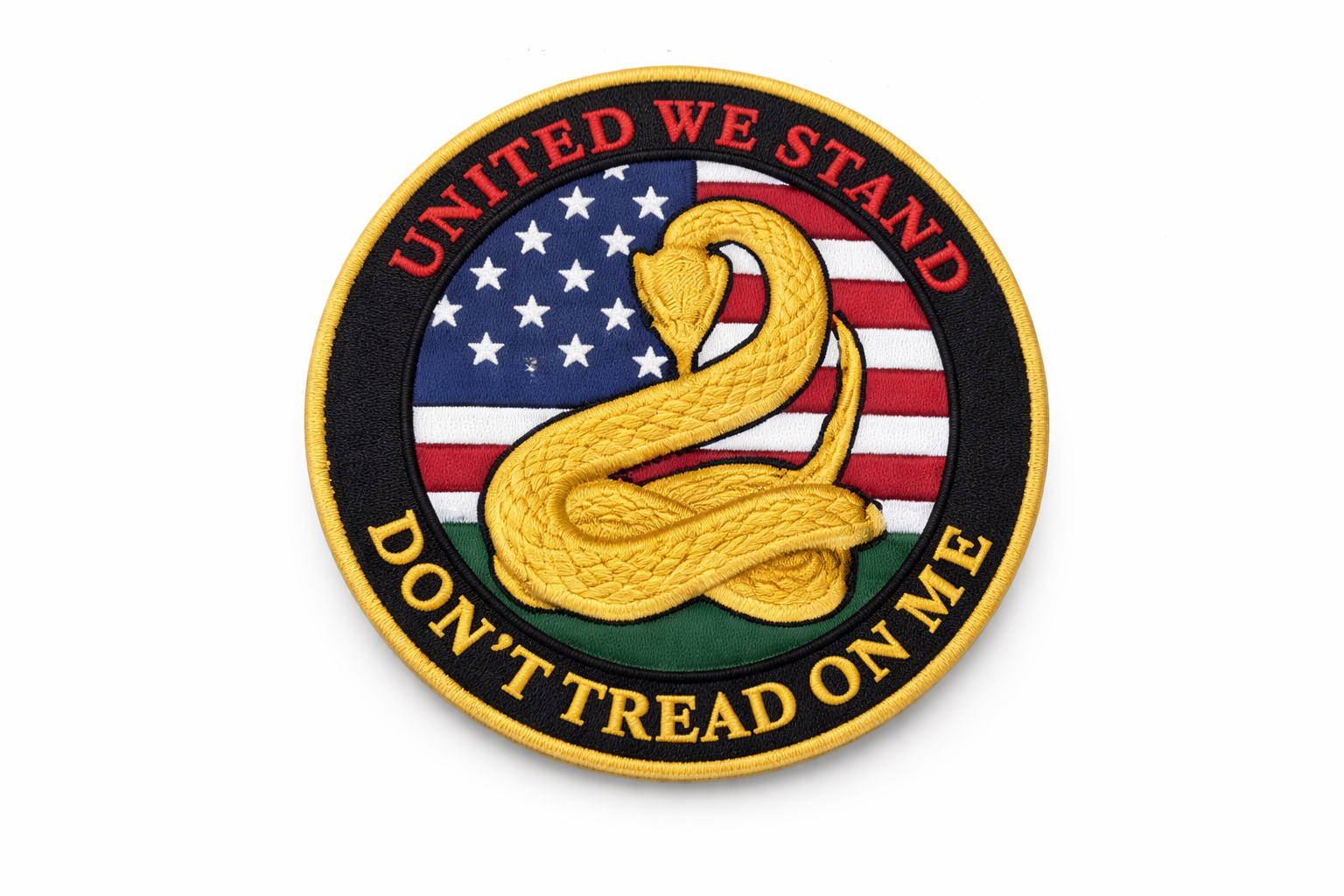 WARAGOD United We Stand Don't Tread On Me нашивка