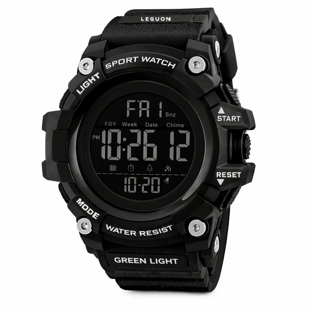 Leguon Strikewatch годинник, чорний