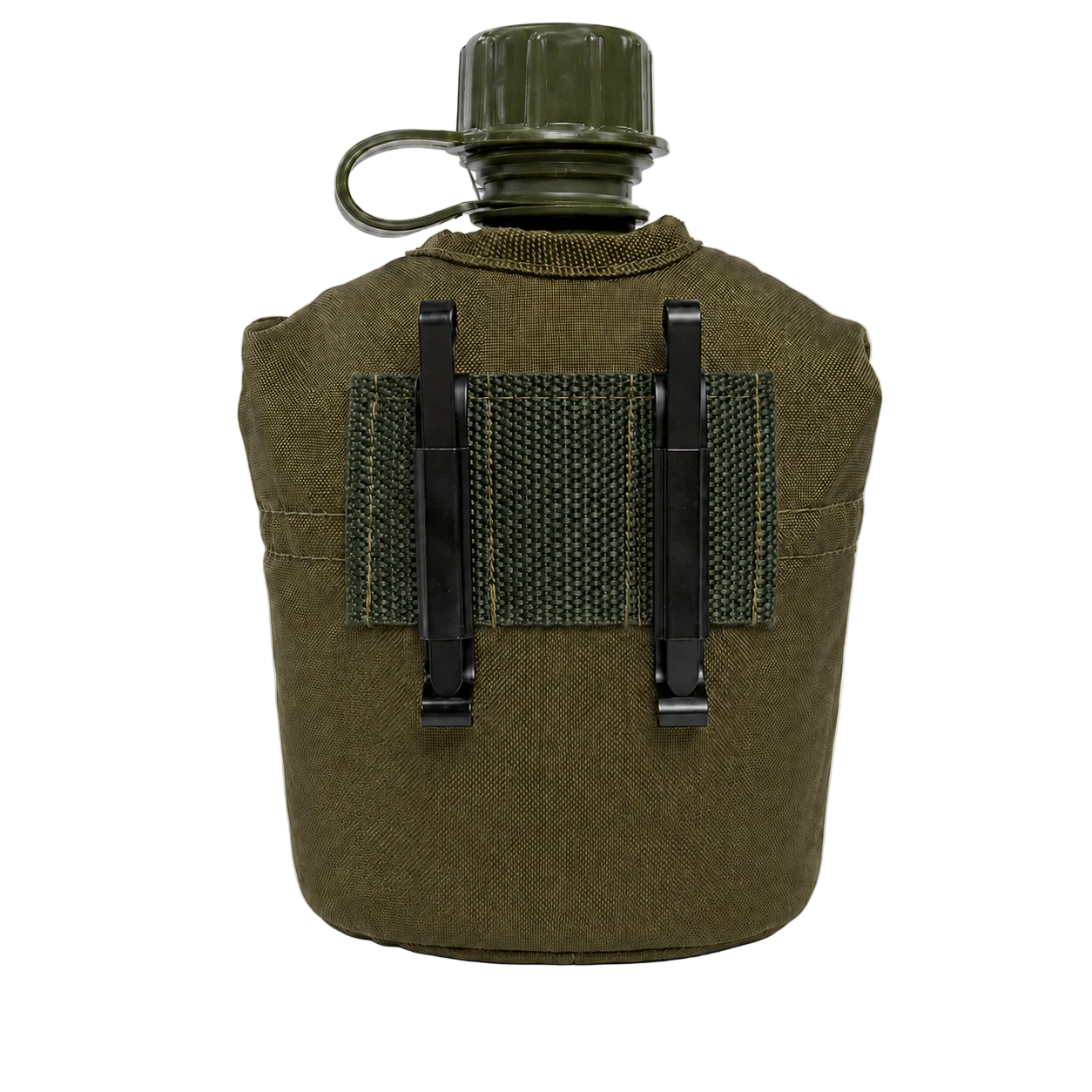 Dragowa Tactical poľná fľaša s ALU miskou 1L, zelená
