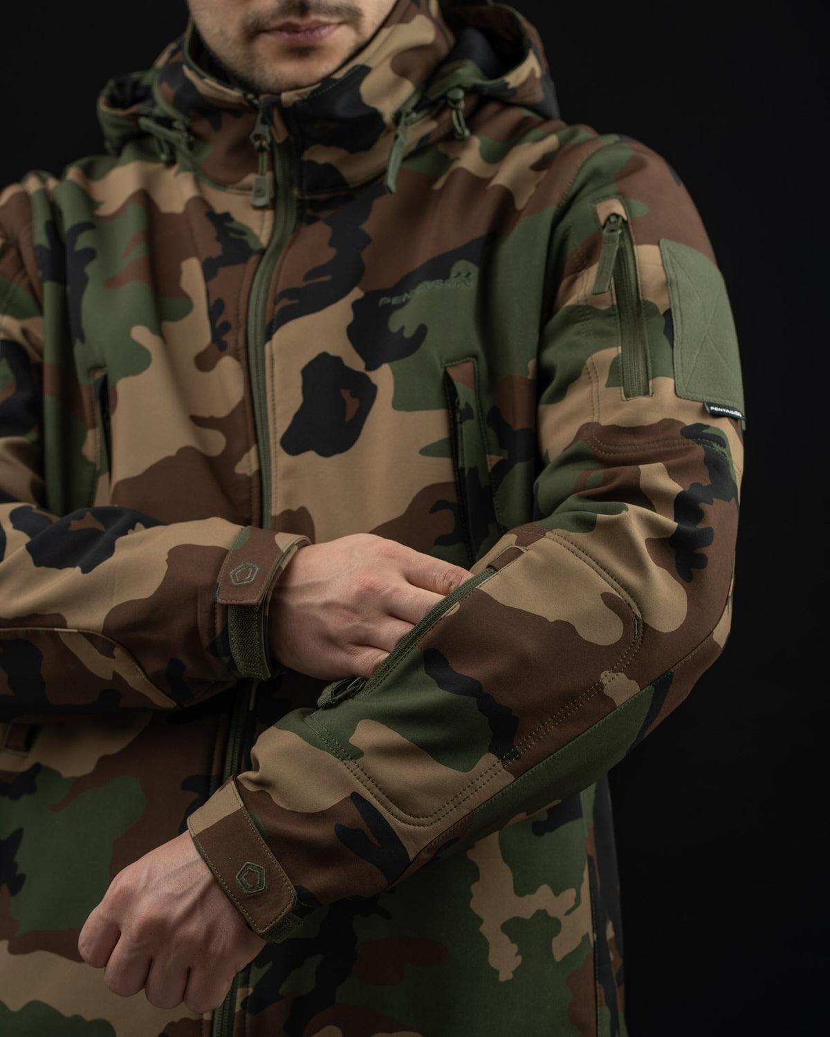 Pentagon Artaxes куртка чоловіча, woodland
