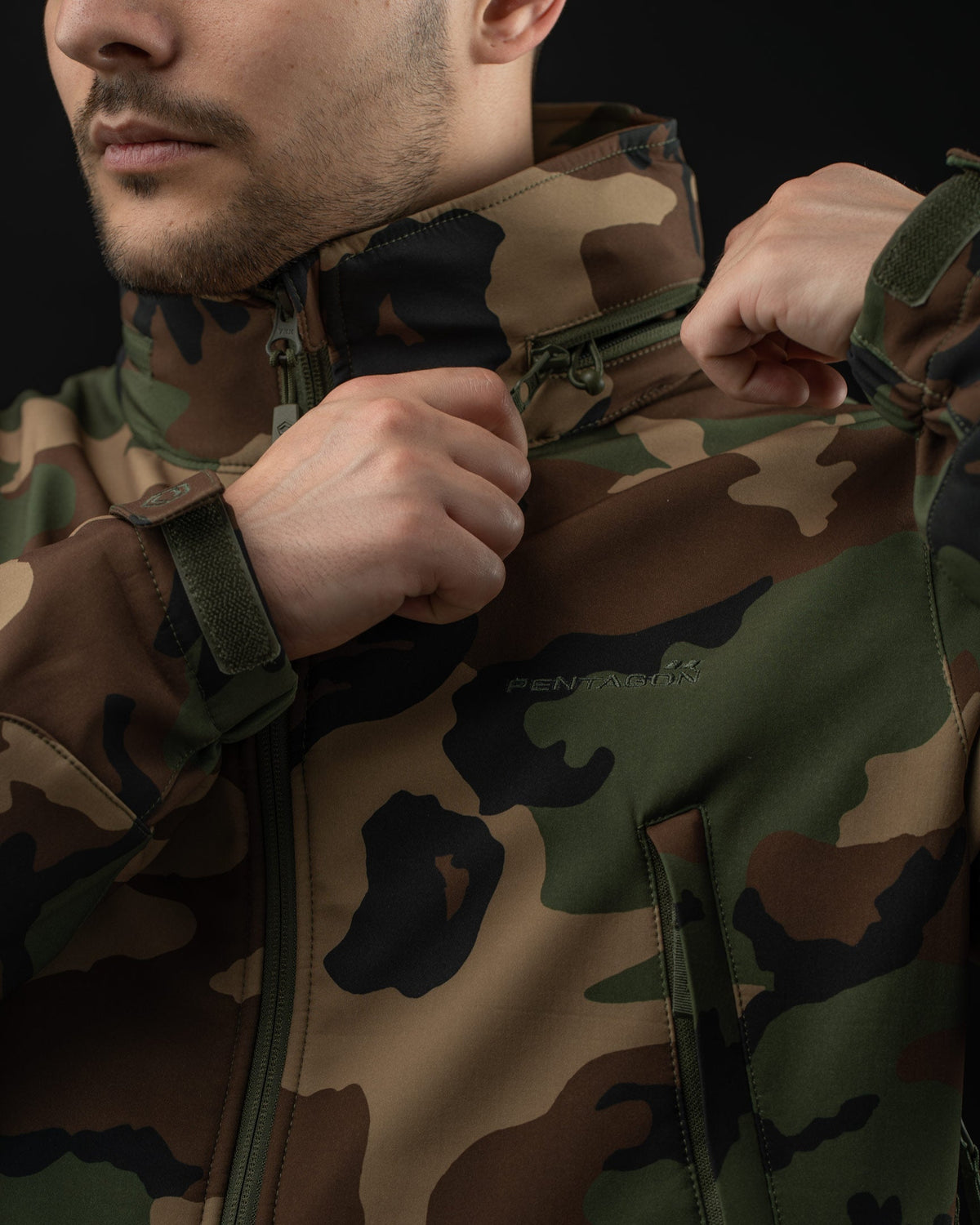 Pentagon Artaxes куртка чоловіча, woodland