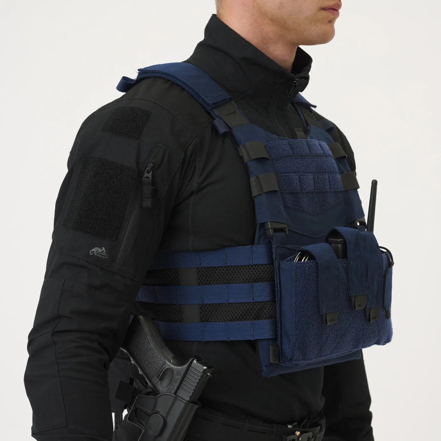 Helikon-Tex Law Enforcement prídavná predná platforma so sumkami, Sentinel Blue – detail 5