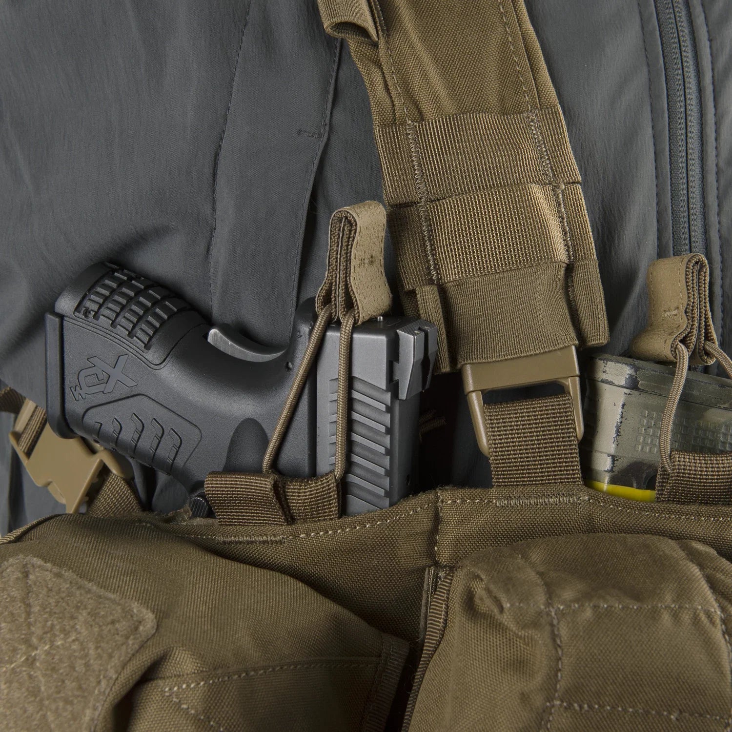 Helikon-Tex Guardian Chest Rig® univerzálna platforma na nosenie zásoby munície a vybavenia, Coyote – detail 10