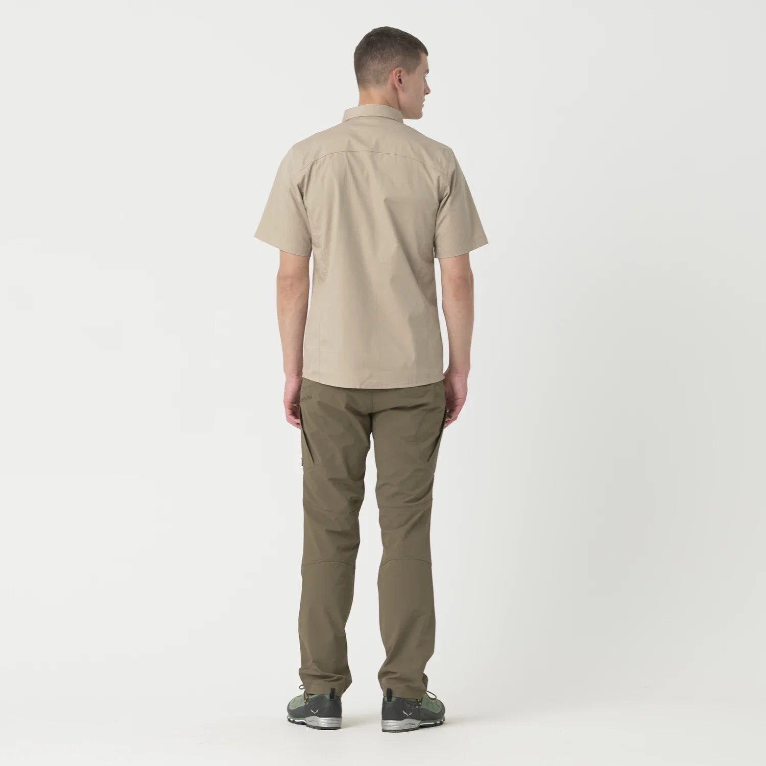 Helikon-Tex DEFENDER Mk2 košeľa s krátkym rukávom PolyCotton Ripstop, olivovo zelená – detail 5