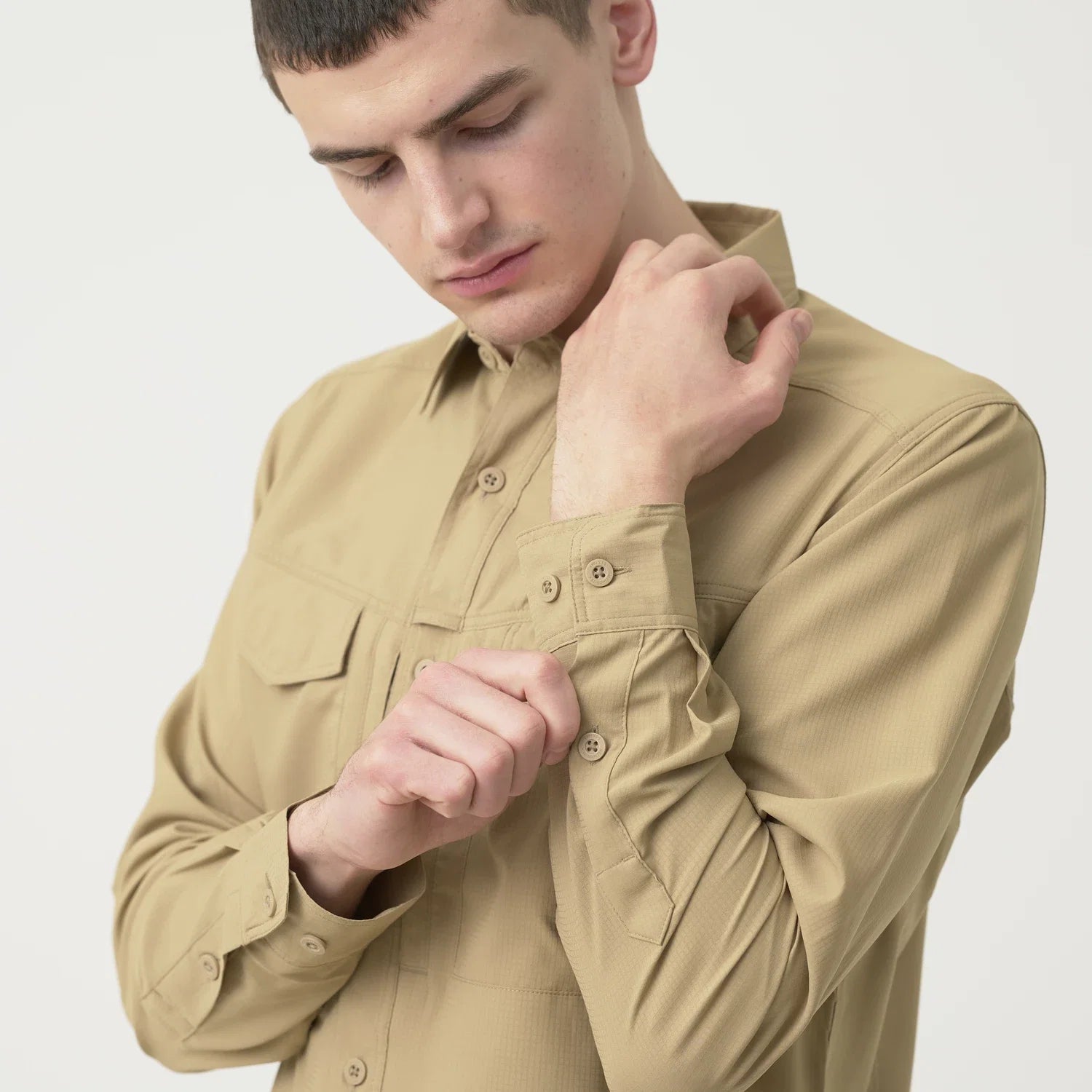 Helikon-Tex DEFENDER Mk2 košeľa Tropical, Dark Olive – detail 6