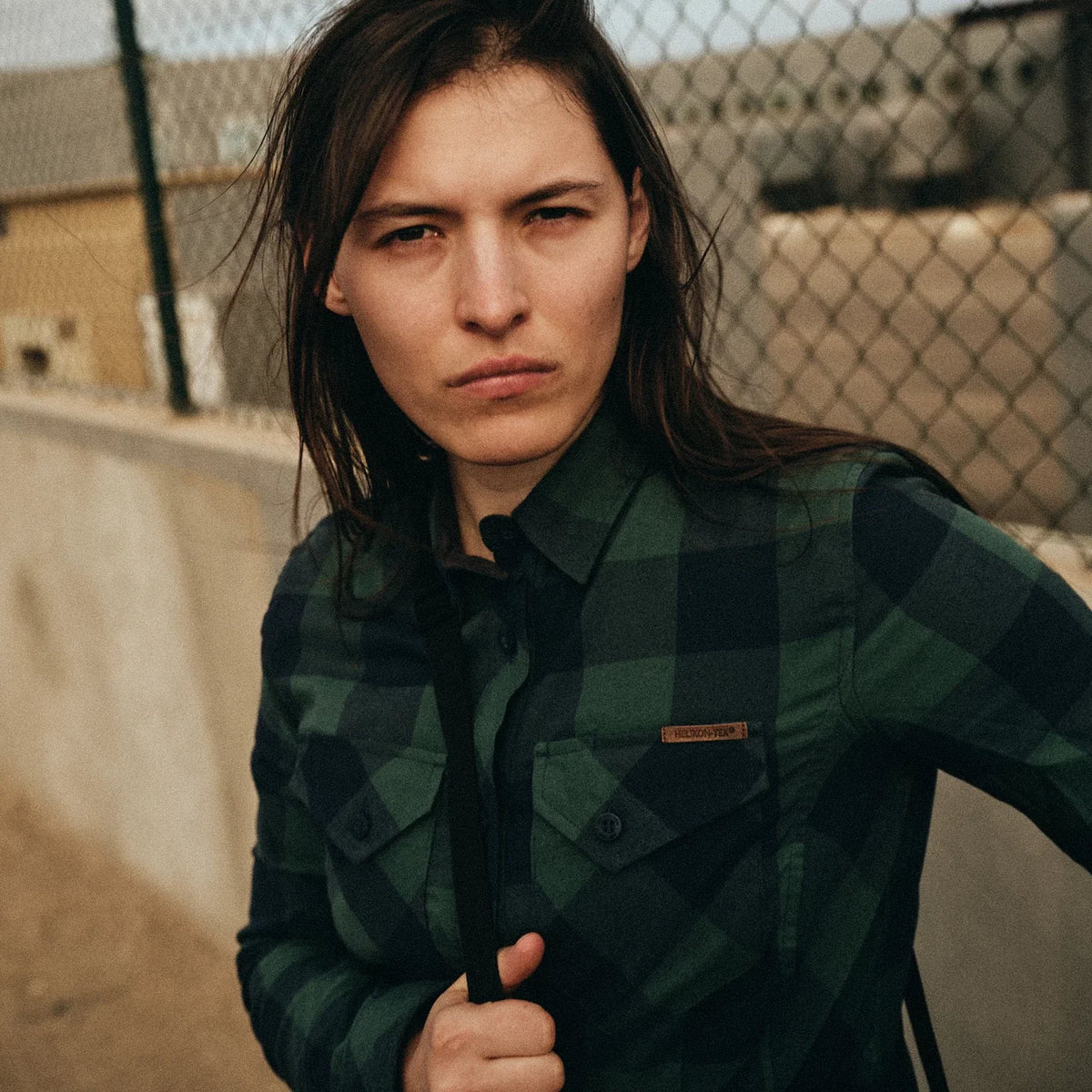 Helikon-Tex Marigold košeľa dámska - Foggy Meadow Plaid – v použití 2