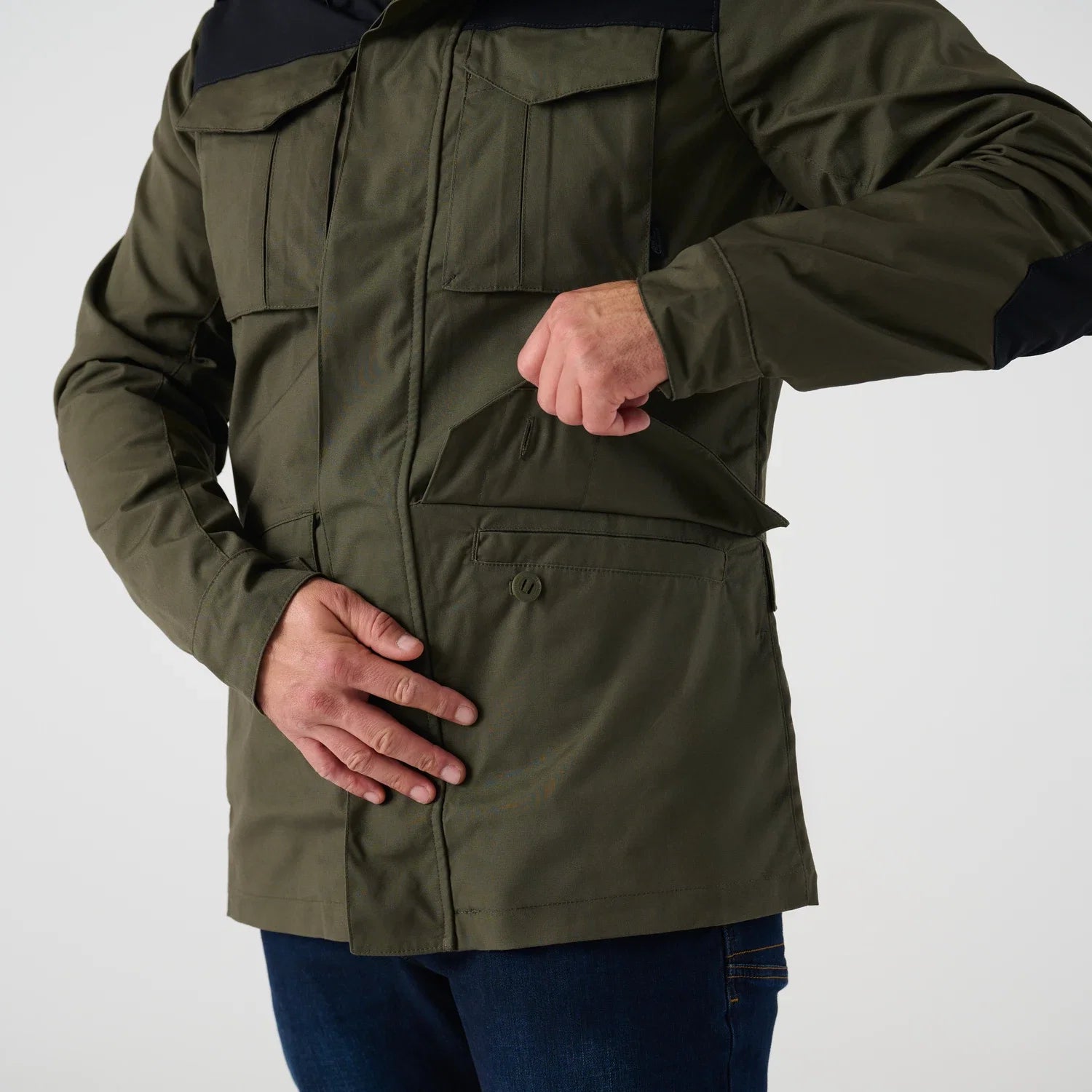 Helikon-Tex COVERT M-65 bunda JACKET, čierna – detail 2