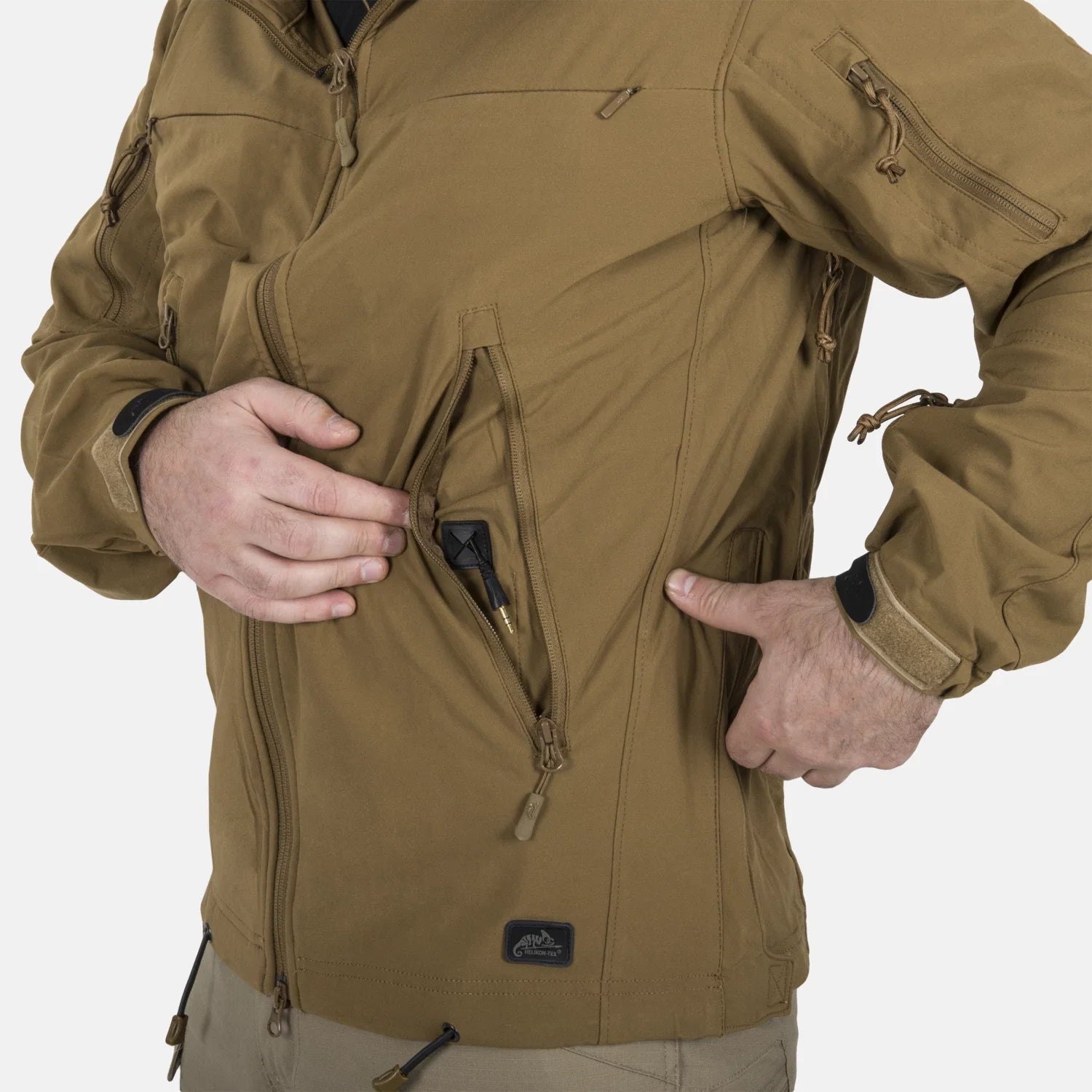 Helikon-Tex COUGAR QSA™ + HID™ Soft Shell bunda, Navy Blue – detail 11