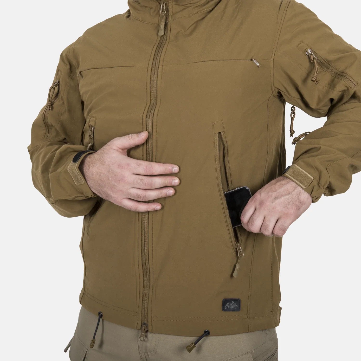 Helikon-Tex COUGAR QSA™ + HID™ Soft Shell bunda, čierna – detail 12