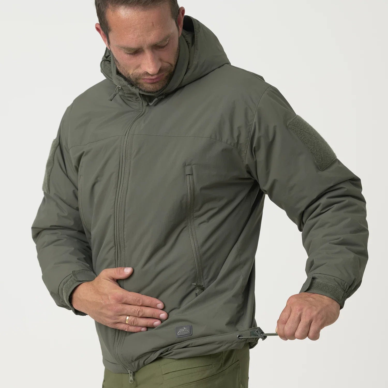 Helikon-Tex LEVEL 7 ľahká zimná bunda Climashield Apex 100g, Shadow Grey – detail 3