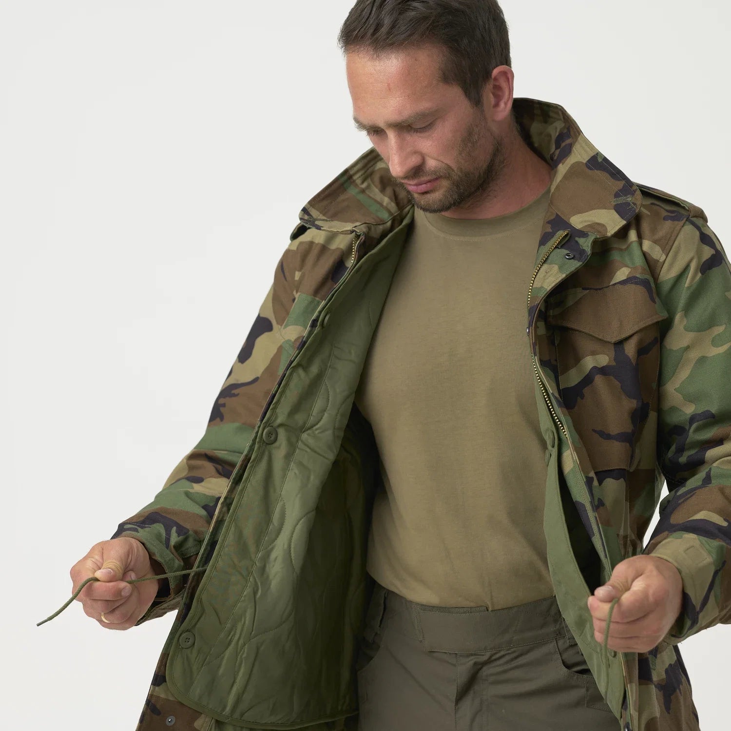 Helikon-Tex M65 bunda NyCo Sateen, čierna – detail 3