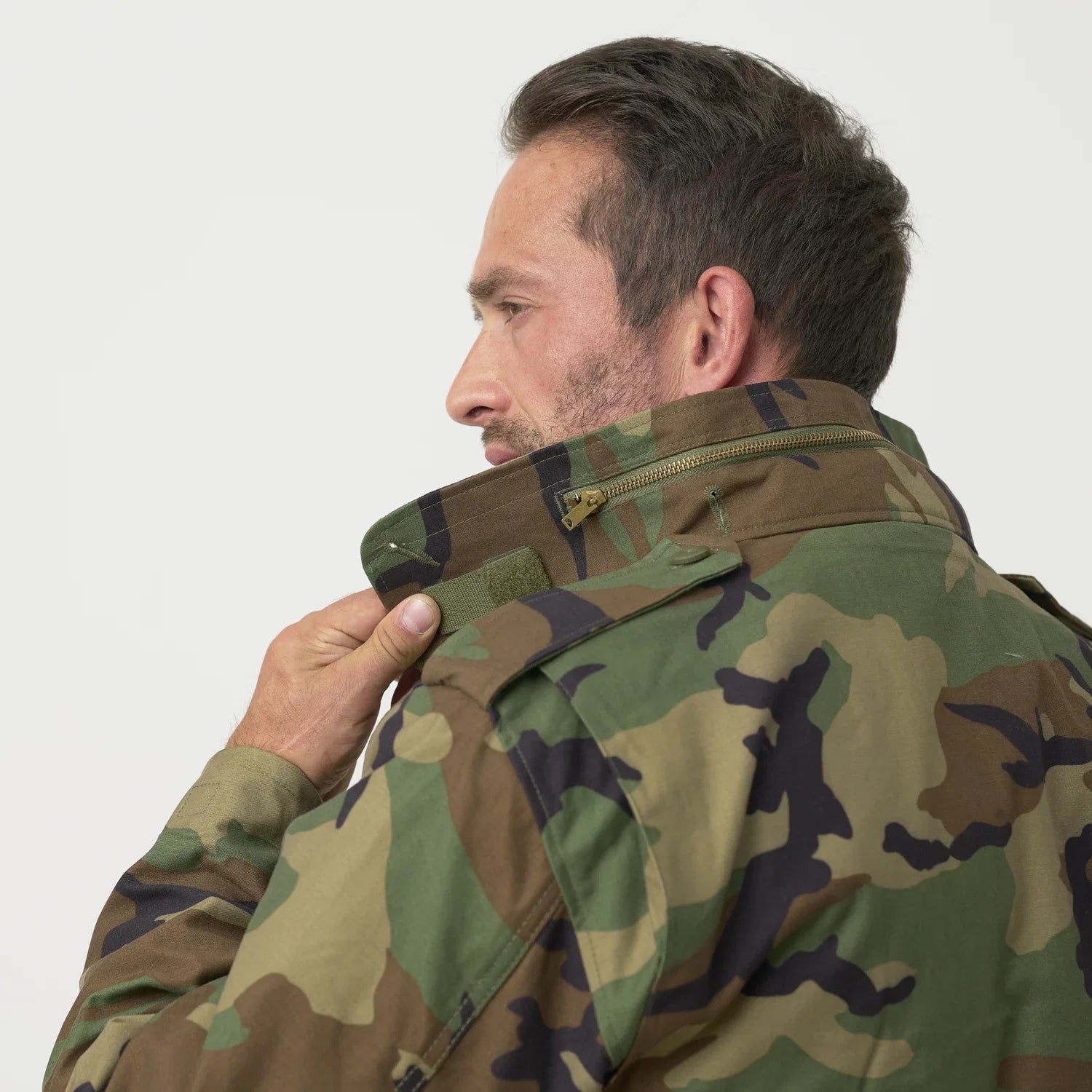 Helikon-Tex M65 bunda NyCo Sateen, čierna – detail 6