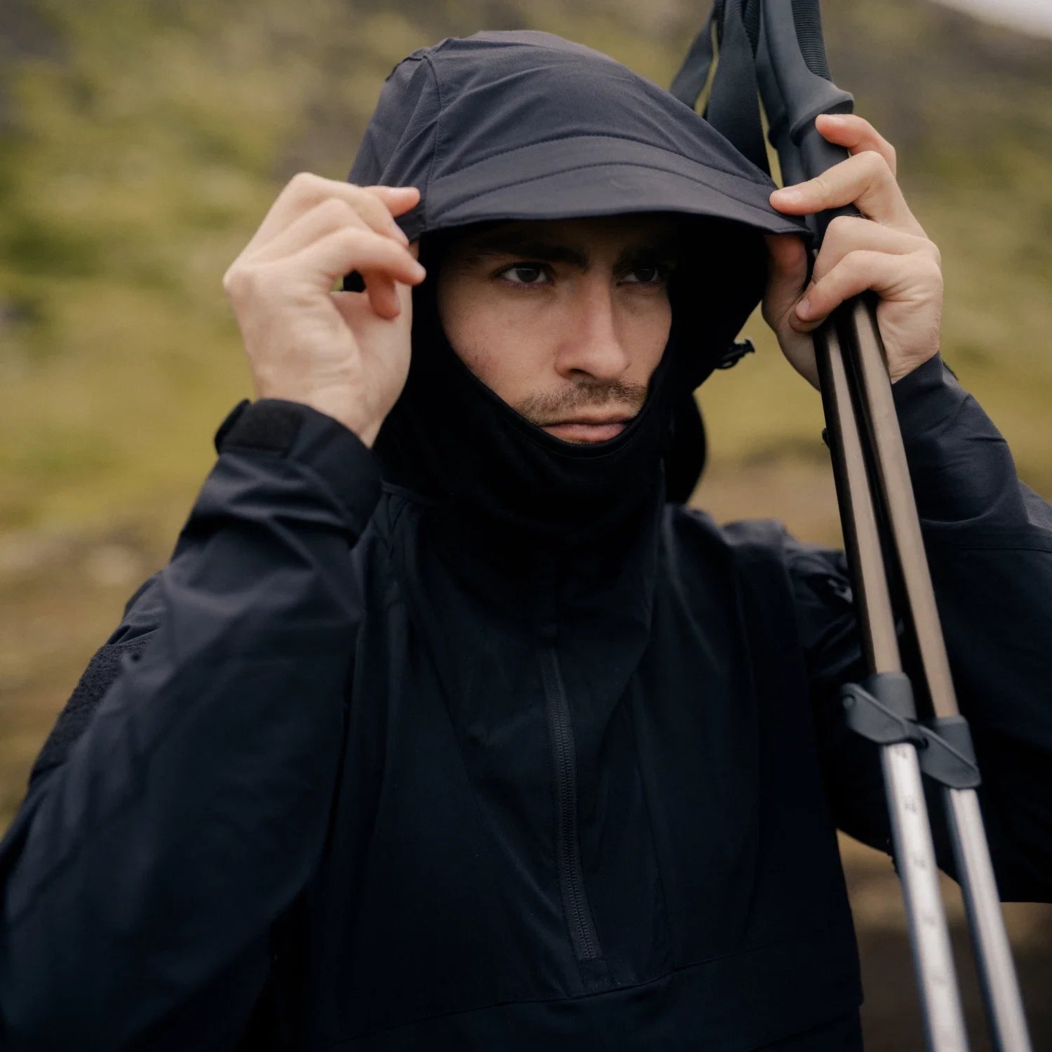 Helikon-Tex MISTRAL Soft Shell anorak bunda, PenCott Wildwood – v použití 3
