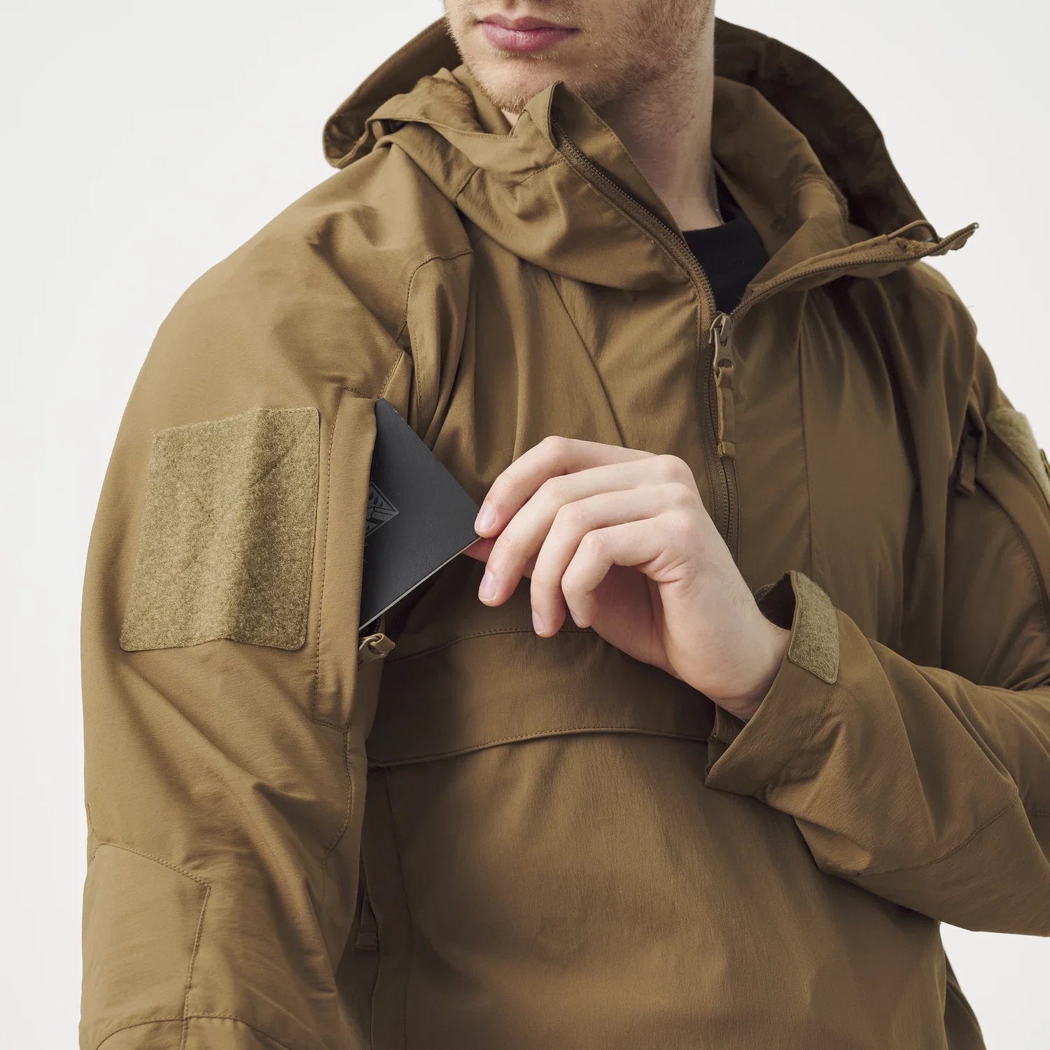 Helikon-Tex MISTRAL Soft Shell anorak bunda, PenCott Wildwood – detail 4
