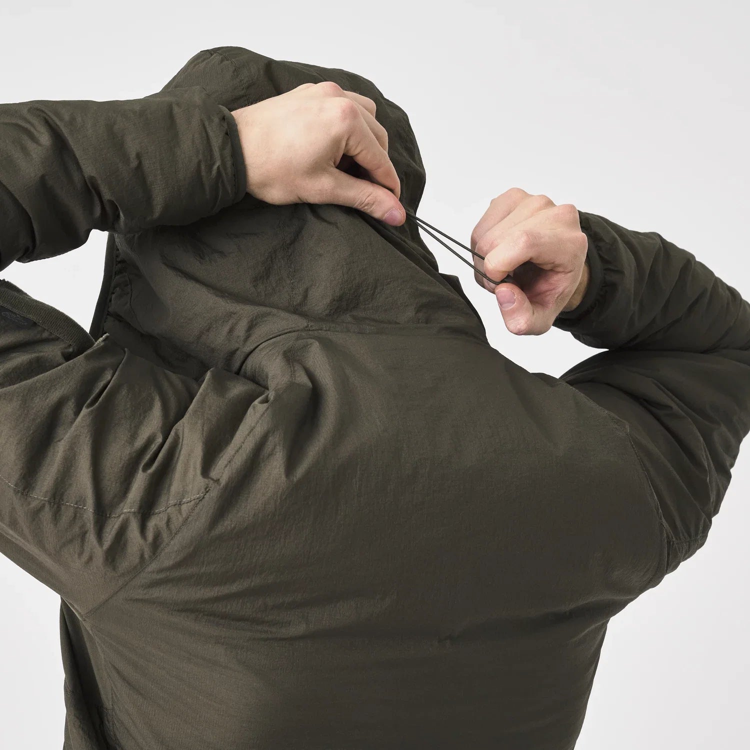 Helikon-Tex WOLFHOUND bunda s kapucňou Climashield Apex, Shadow Grey – detail 2