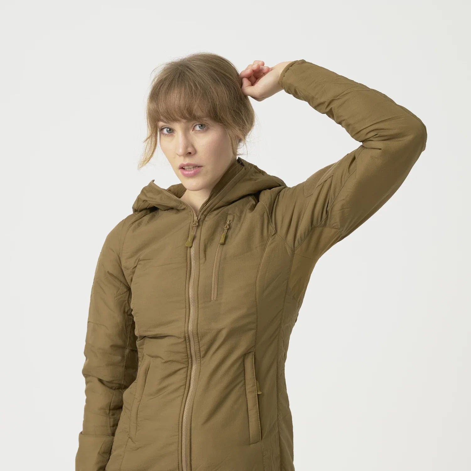 Helikon-Tex WOLFHOUND bunda dámska s kapucňou, US Woodland – detail 12