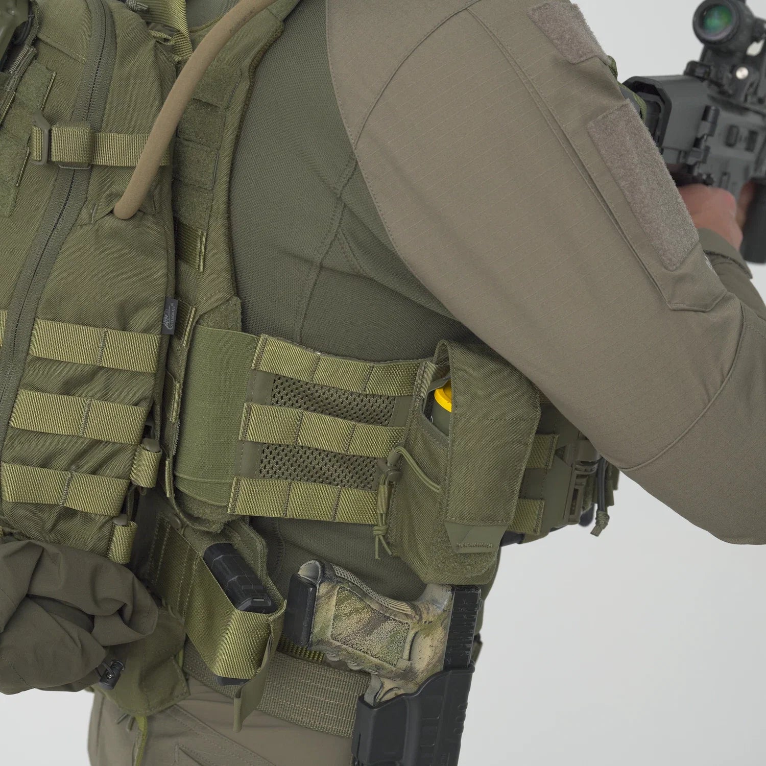 Helikon-Tex Guardian Cummerbund Quick Release rýchlospojovací bočný panel, Adaptive Green – detail 5