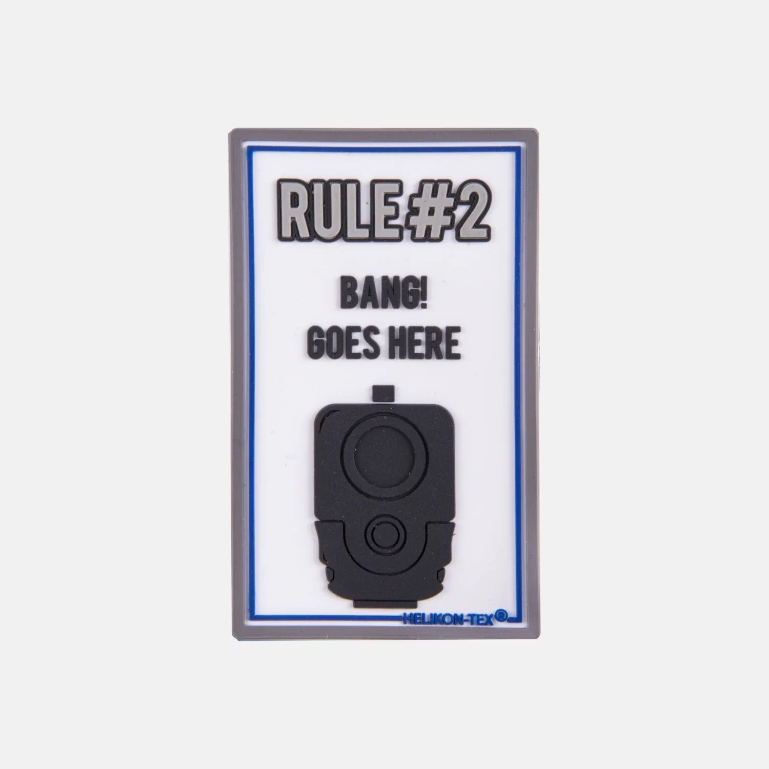 Helikon-Tex "Rule#2" nášivka PVC, White – detail
