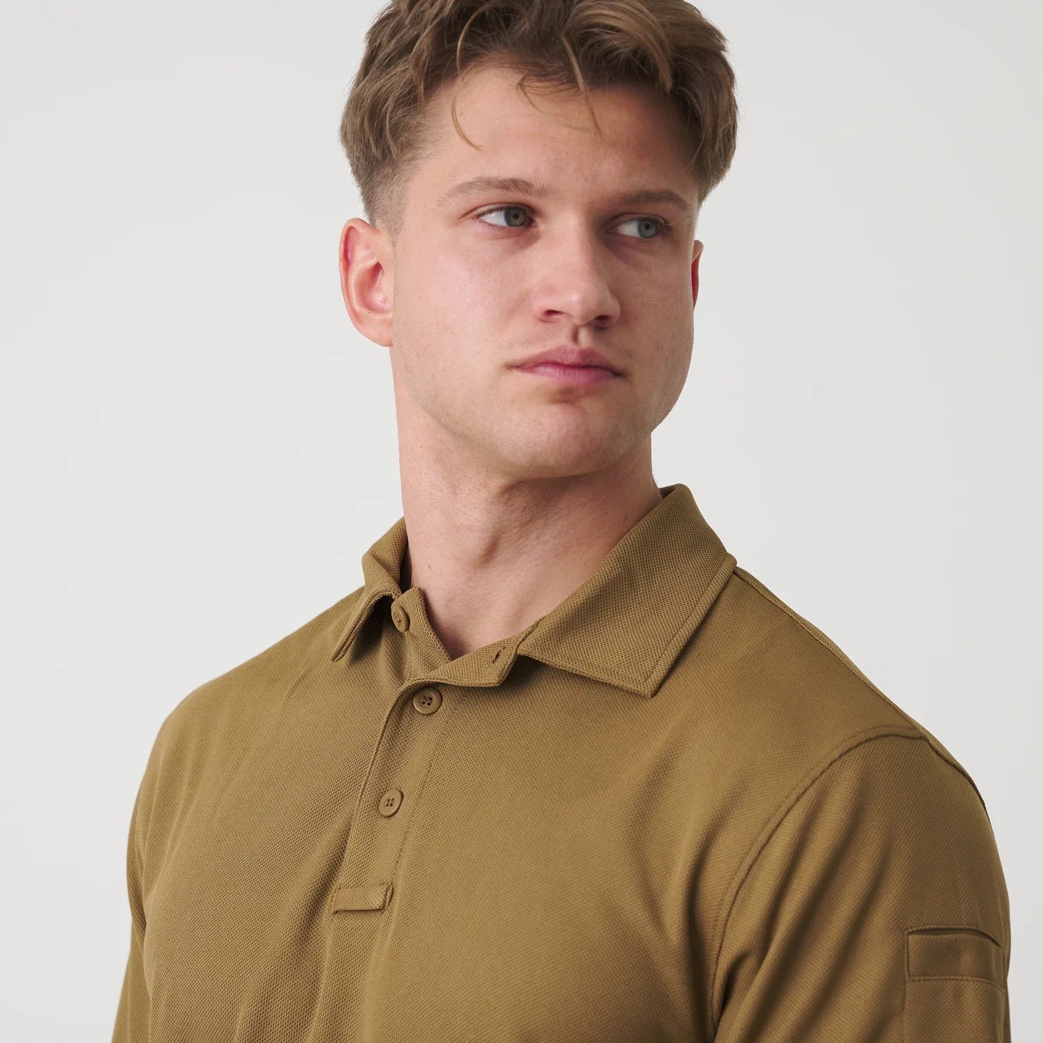 Helikon-Tex UTL polokošeľa Top Cool TopCool, Khaki – detail 5