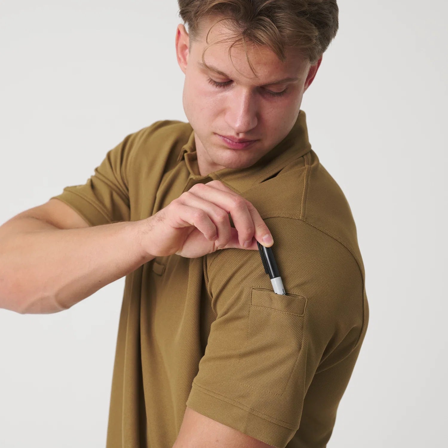 Helikon-Tex UTL polokošeľa Top Cool Lite TopCool, Coyote – detail 7