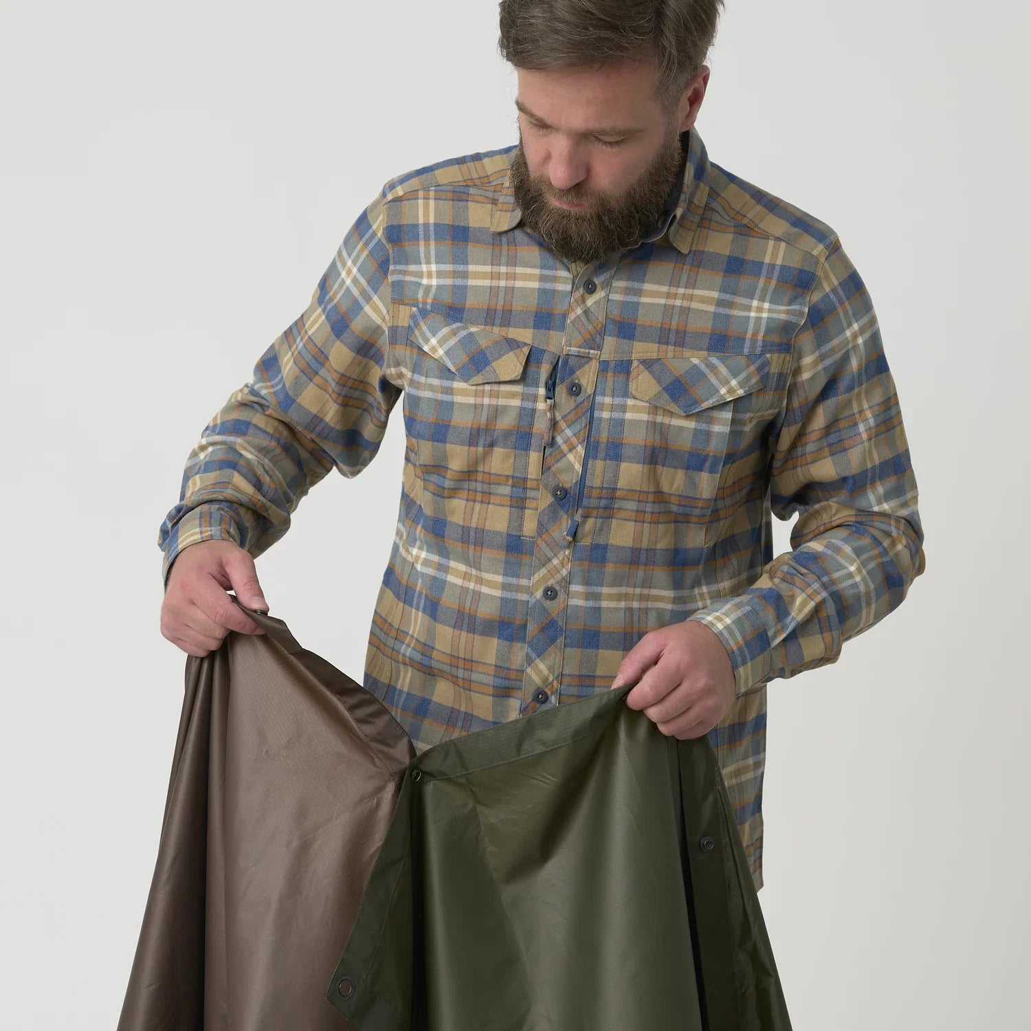 Helikon-Tex Pončo U.S. Model, Earth Brown – detail 6
