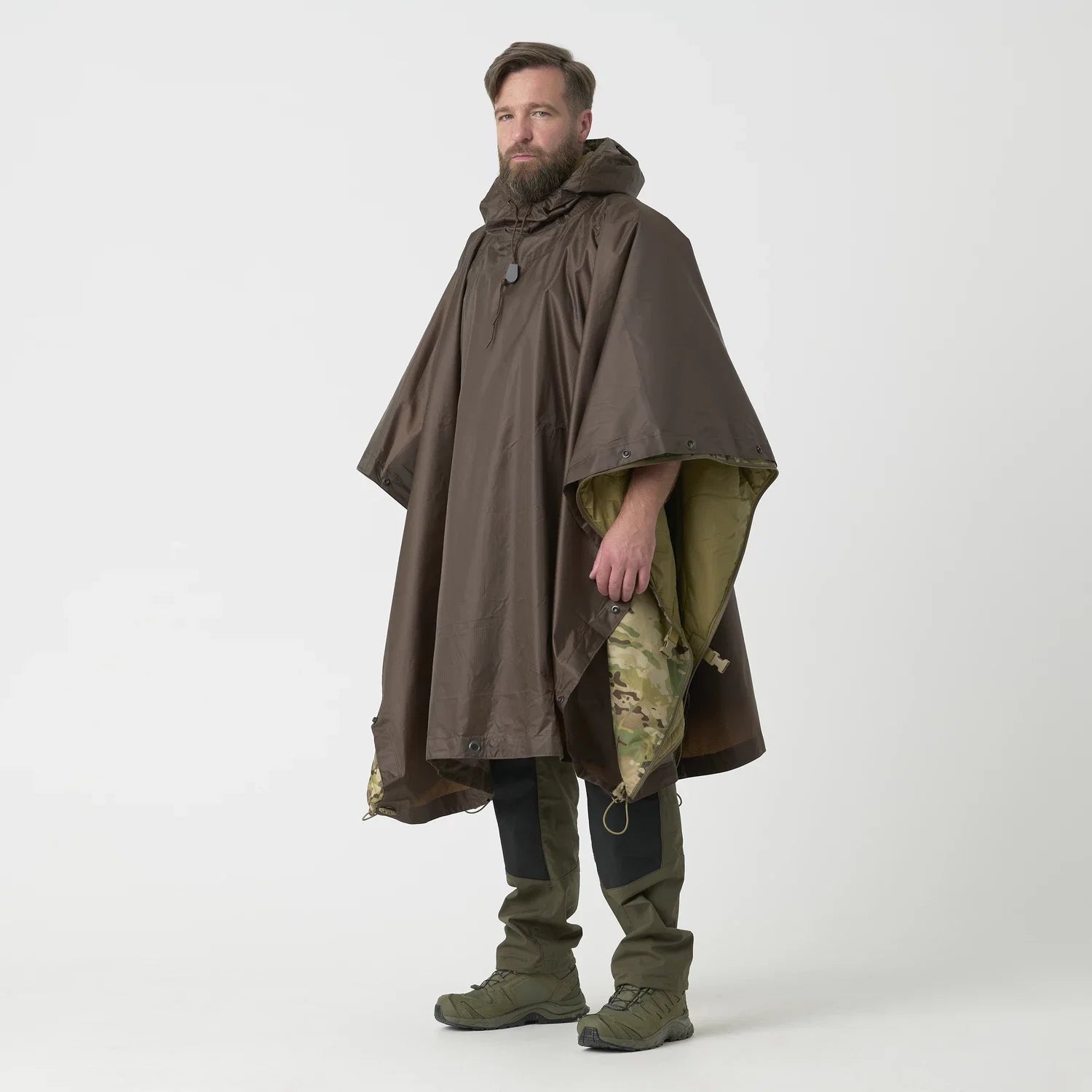 Helikon-Tex PONCHO U.S. MODEL, olivová – detail 7