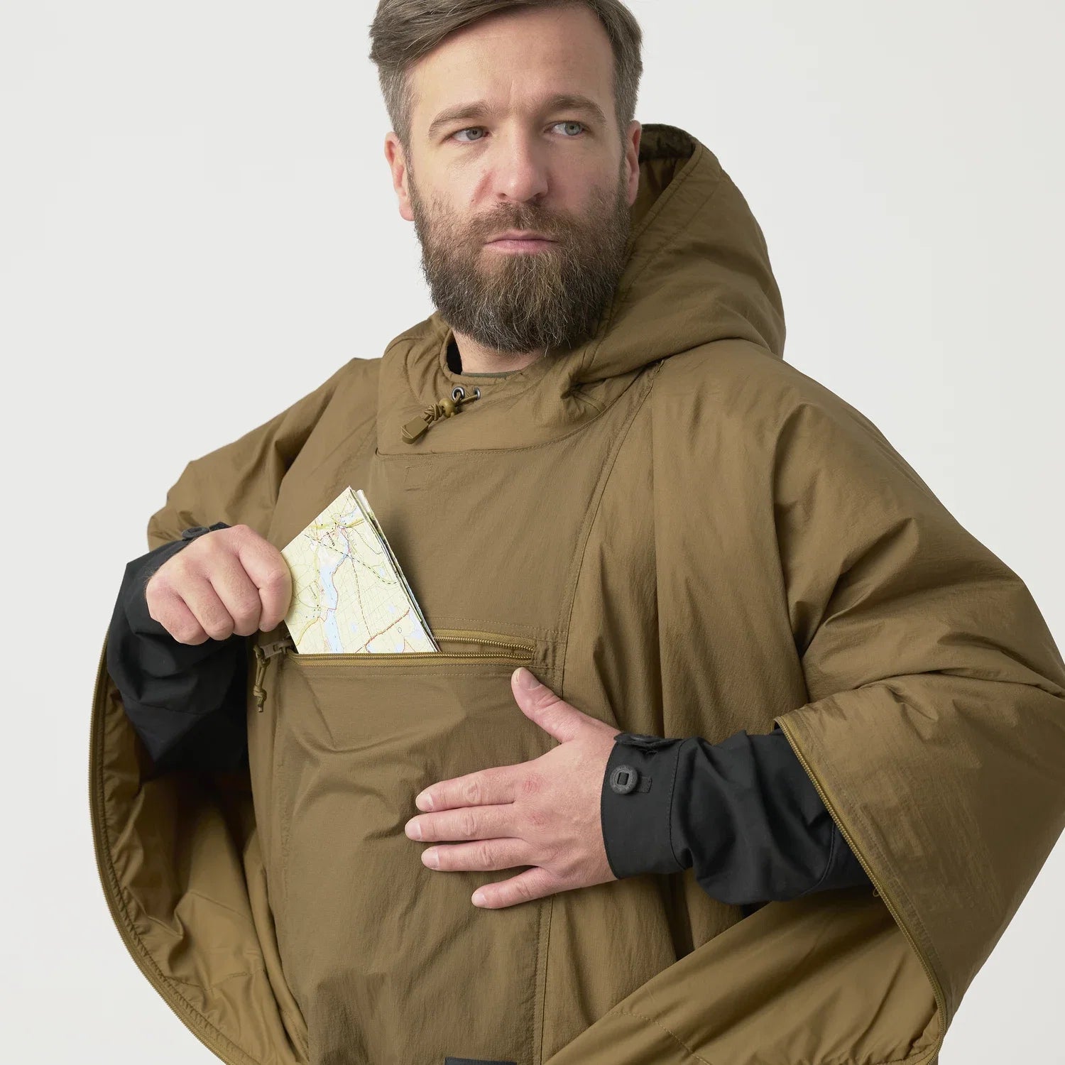 Helikon-Tex SWAGMAN ROLL pončo, US Woodland – detail 2