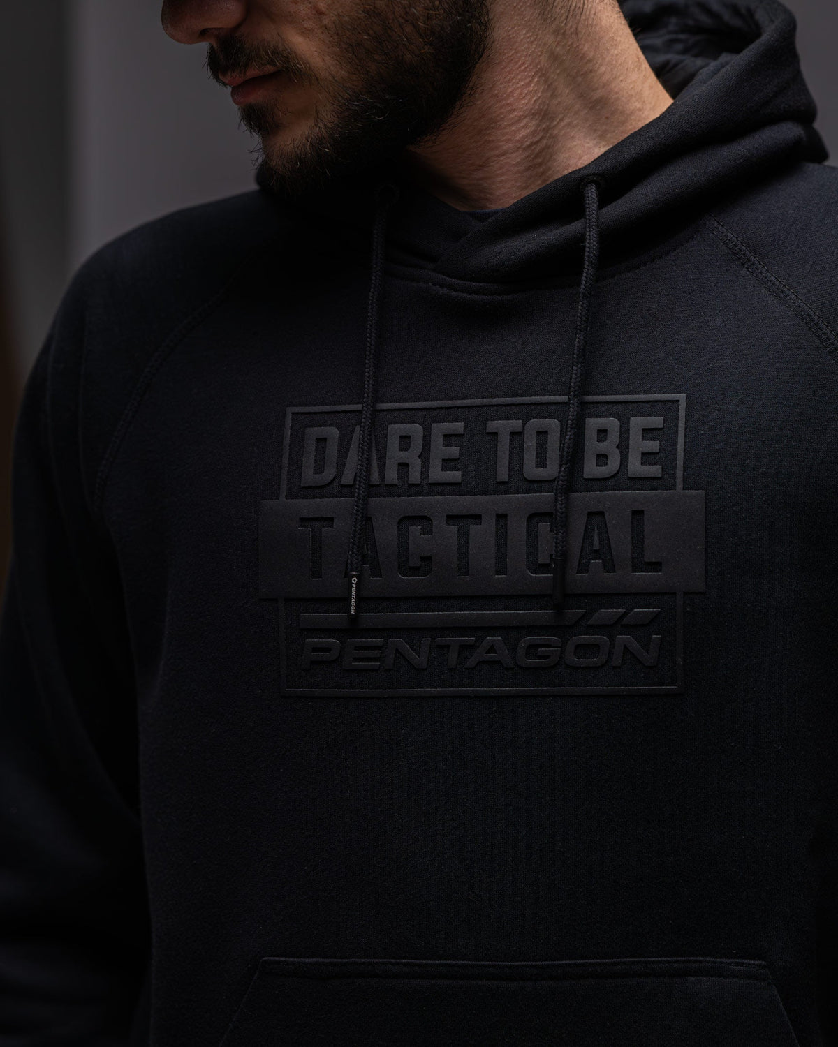 Pentagon Dare To Be Tactical толстовка з капюшоном, чорна