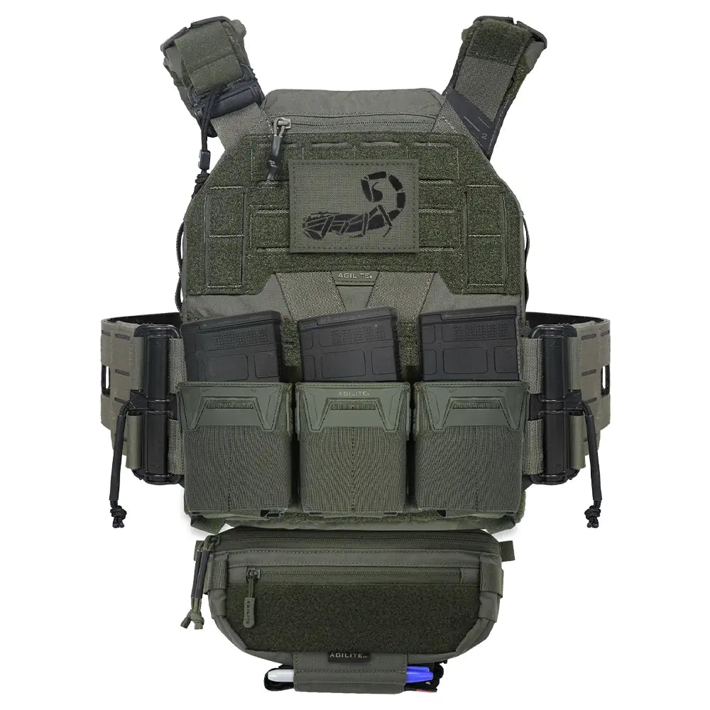 Agilite Pincer Triple .308 vrecko na zásobník, ranger green