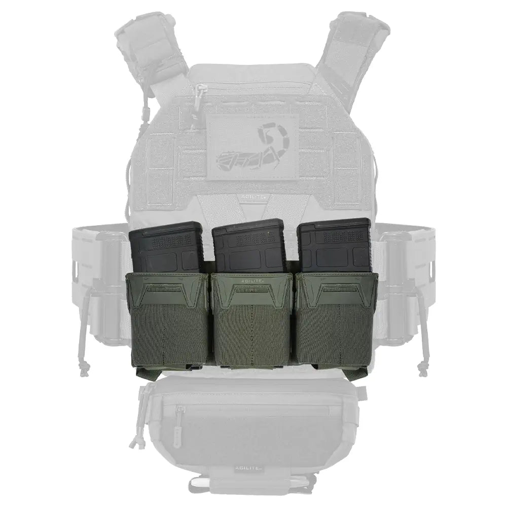 Agilite Pincer Triple .308 vrecko na zásobník, ranger green
