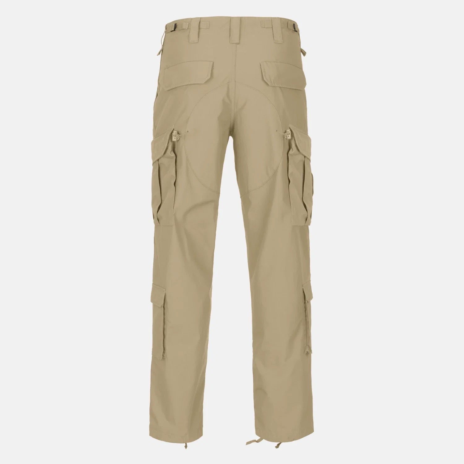 Helikon-Tex CPU nohavice Cotton Ripstop, Khaki – zadná strana