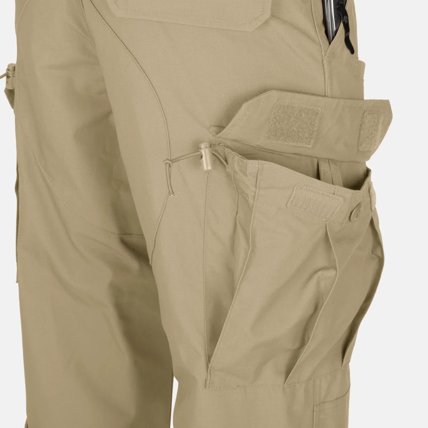 Helikon-Tex CPU nohavice Cotton Ripstop, Khaki – detail 4