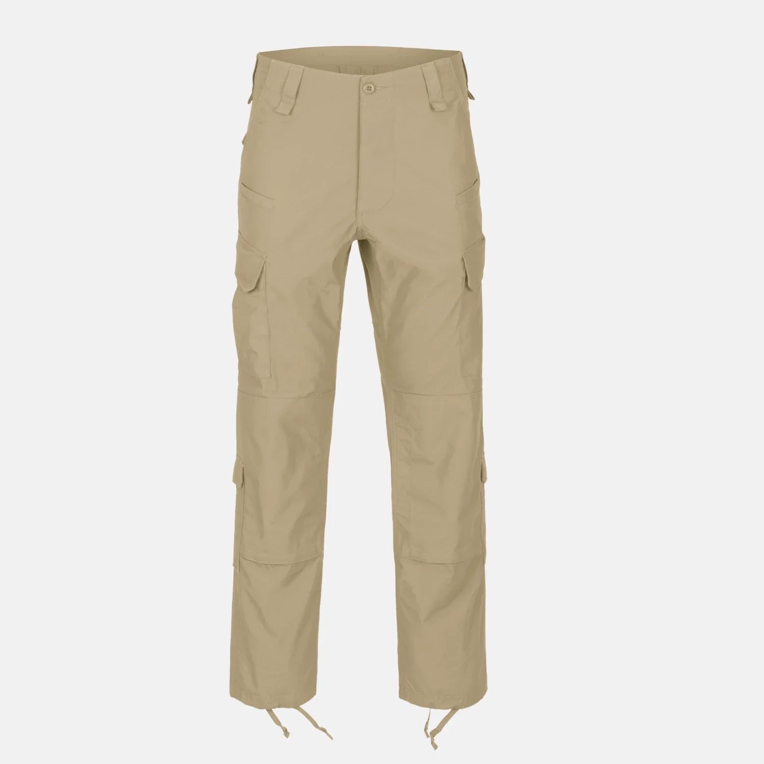 Helikon-Tex CPU nohavice Cotton Ripstop, Khaki – predná strana